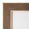 8 Pack: Walnut & Gold Trim Frame with Mat, Gallery by Studio Décor®